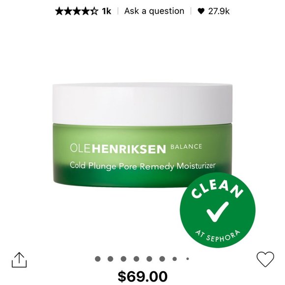 OLEHENRIKSEN BNIB Full Size Cold Plunge Pore Remedy Moisturizer - Picture 2 of 2